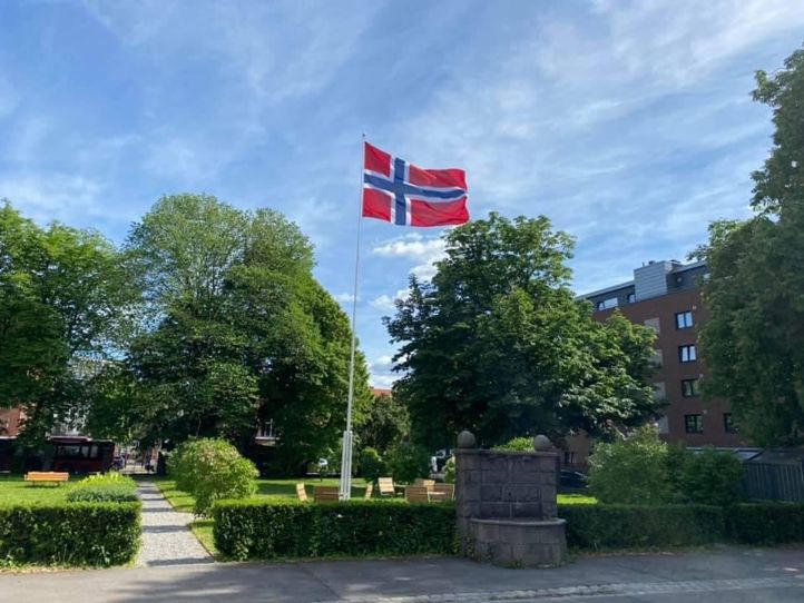 Foto: Astrid Grytte Flagget vårt