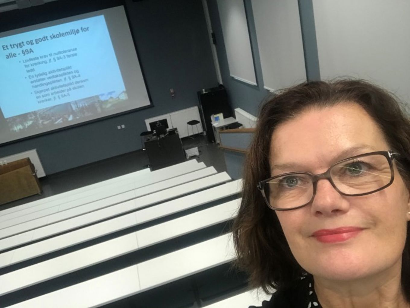 Foto: Astrid Grytte Bilde av rektor Astrid Grytte