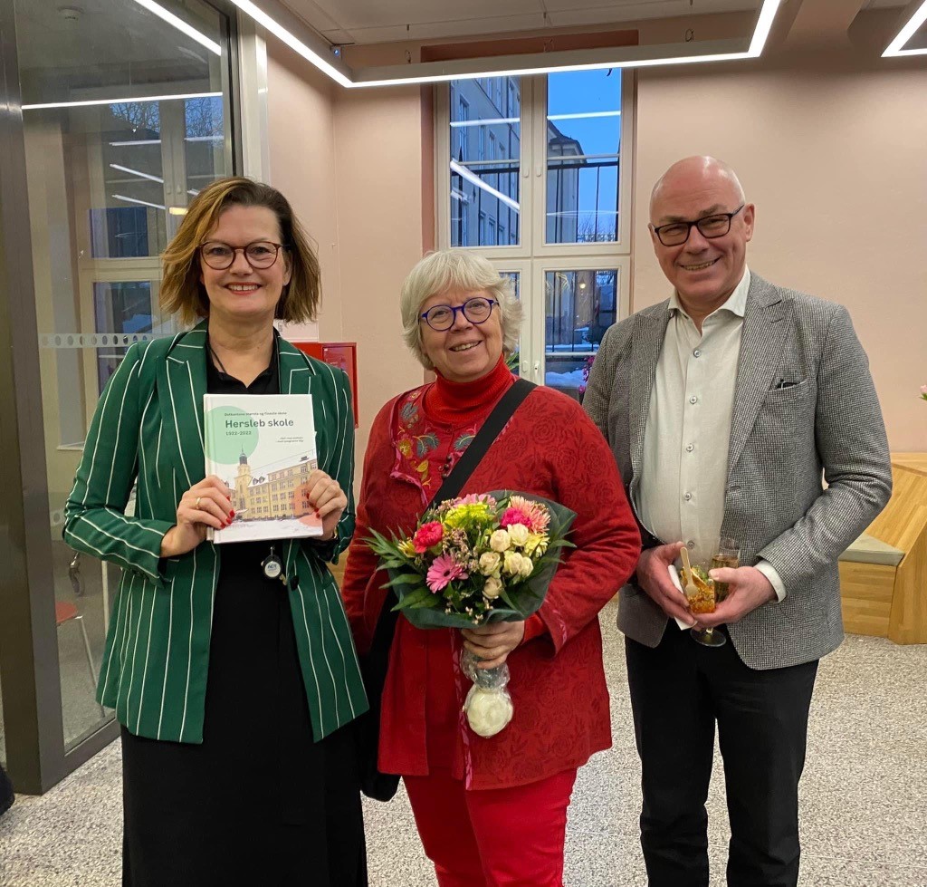 Rektor Grykke, Byantikvar Jann w og direktør  Lien