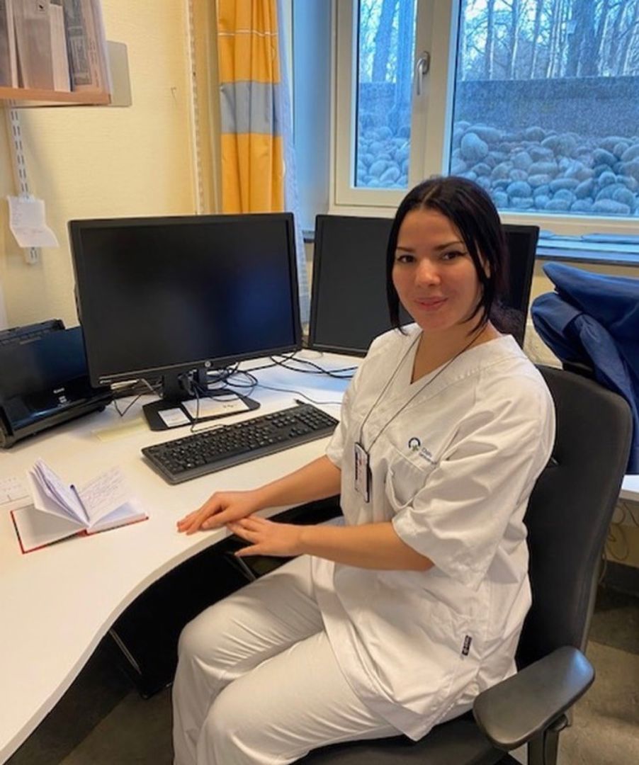 Foto: Anette Breivik HO elev og praksis på Ullevål sykehus