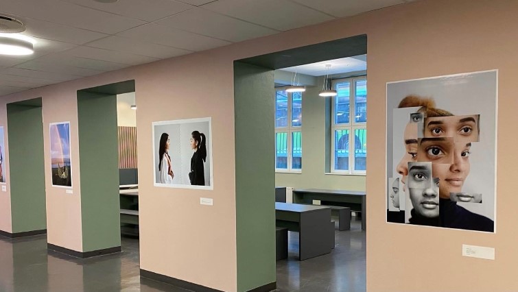 Bilder av kantineområdet og bildene